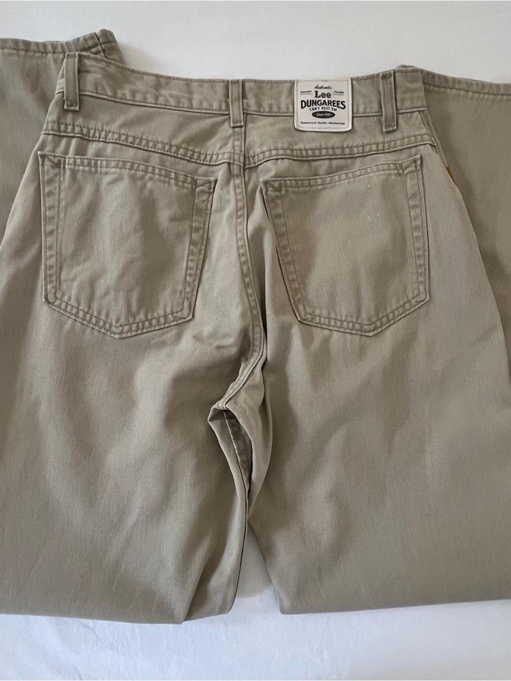 Lee Khaki/Tan Work pants - Picture 2 of 10